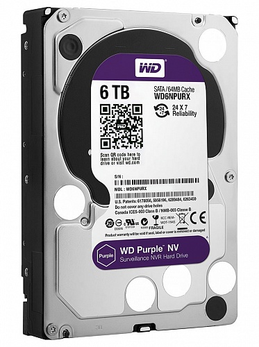 HDD 6000 GB (6 TB) SATA-III Purple NV WD6NPURX