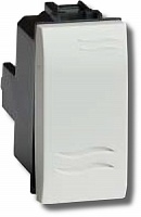 Выключатель 1 модуль &quot;BRAVA&quot;, белый (76001B) - широкий выбор, низкие цены, доставка. Монтаж выключатель 1 модуль &quot;brava&quot;, белый (76001b)