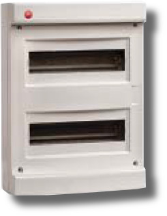 Щиток без дверцы 24 мод., IP40, серый (83624) Щиток без дверцы 24 мод., IP40, серый (83624)