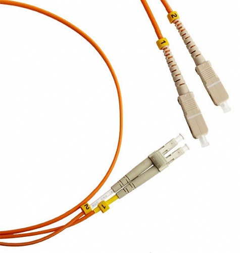 FC-D2-50-LC/PR-SC/PR-H-2M-LSZH-OR (FC-50-LC-SC-PC-2M) FC-D2-50-LC/PR-SC/PR-H-2M-LSZH-OR (FC-50-LC-SC-PC-2M)