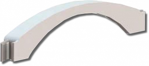 Адаптер напольного канала 50х12, белый (05918)