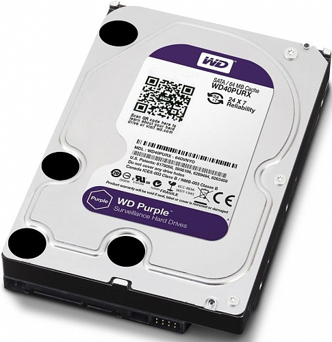 HDD 4000 GB (4 TB) SATA-III Purple (WD40PURX) HDD 4000 GB (4 TB) SATA-III Purple (WD40PURX)