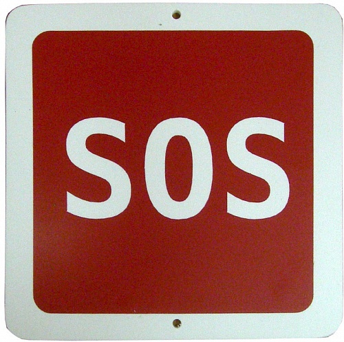 "SOS" (145х145 мм)