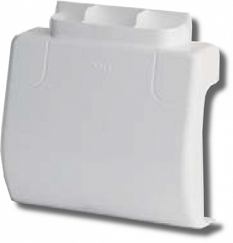 Отвод широкий от коробов 70х22мм или 90х25мм к 6-ти модульной коробке "Brava" 09206 Отвод широкий от коробов 70х22мм или 90х25мм к 6-ти модульной коробке "Brava" 09206