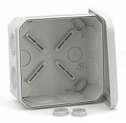 Коробка ответвительная с кабельными вводами IP55, 100х100х50 (53800)