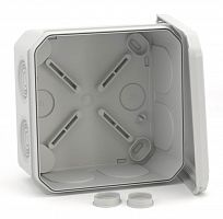 Коробка ответвительная с кабельными вводами IP55, 100х100х50 (53800) - широкий выбор, низкие цены, доставка. Монтаж коробка ответвительная с кабельными вводами ip55, 100х100х50 (53800)